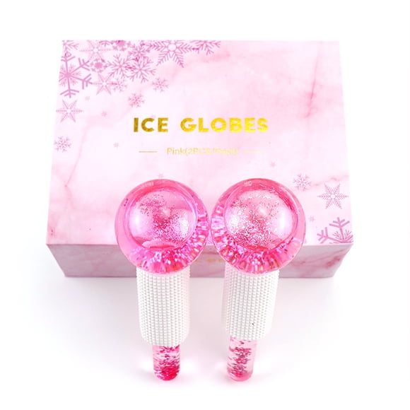 Set of 2 Ice Ball Massager Facial Roller Ball Cold Skin Facial Massage Tools for