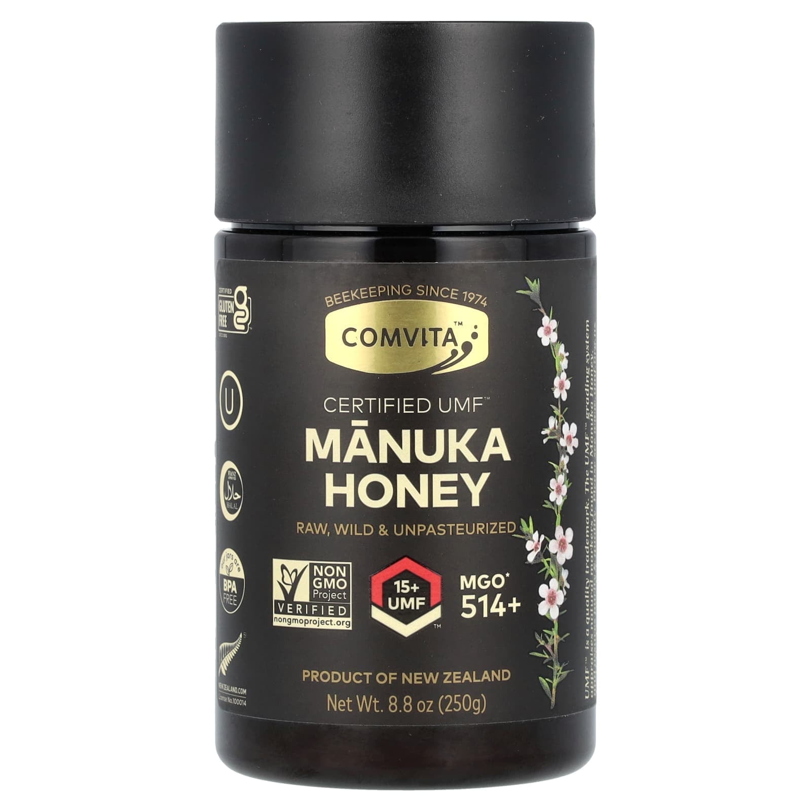 Comvita Manuka Honey, UMF 5+, MGO 83+, 8.8 oz (250 g) - Walmart.com