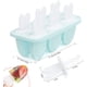 thumbnail image 2 of Molde para helado, molde esquimal, molde para mini helados, paletas, molde para paletas de helado, sorbetes, molde Magnum para yogures sorbetes caseros (azul-1), 2 of 5
