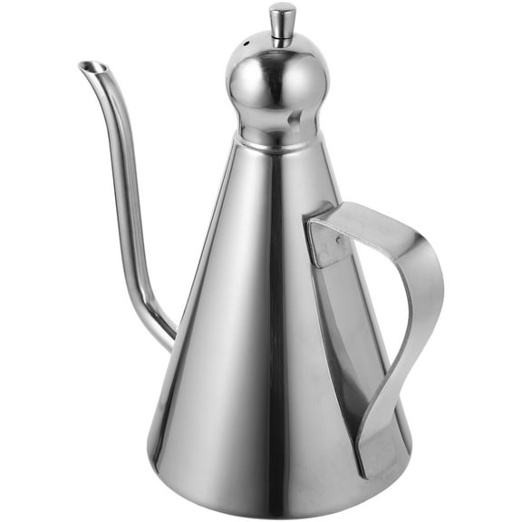 304 Stainless Oil Bottle Holder Kitchen Sprayer Leakproof Dispenser