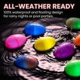 thumbnail image 5 of 72 Pack Glow in the Dark Easter Eggs with Mini Glow Sticks, 6 Colors Light-Up Eggs for Easter Egg Hunt, Basket Stuffers & Party Favors, 5 of 7