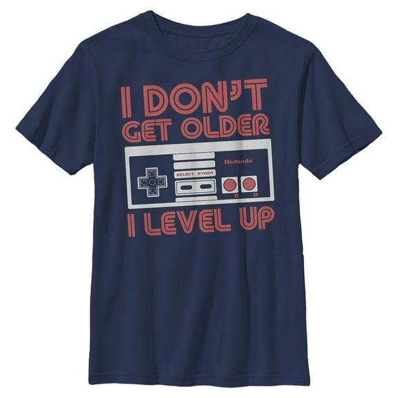 Boys Nintendo Don't Get Older Level Up T Shirt
