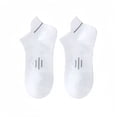 thumbnail image 2 of Nestiefly 1PCS Mens Women Ankle Compression Sock Cotton Athletic Running Sock Soft Breathable Cushioned Low Cut Sports Socks Arch Support 2026 White One Size, 2 of 5