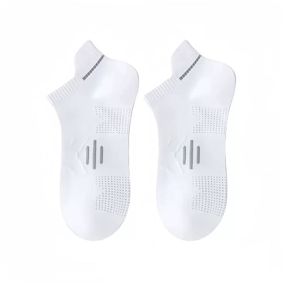 VV AVEORS Extra Large Unisex Cotton Ankle Socks Thin Soft Casual Athletic Low Cut Socks With Tab For Men Women White One Size