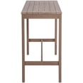thumbnail image 4 of Meridian Furniture Newport Acacia Wood Patio Rectangle Bar Table w/ Cover, 4 of 13