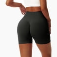 thumbnail image 5 of Ahuyic Athletic Shorts for Women,Womens Running Shorts,Fashion Casual Women Solid Span Ladies High Waist Wide Leg Trousers Yoga Pants Short Pants, 5 of 6