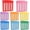 Rainbow, variant on 8 Pack File and Folder Dividers 9x11.4 Inches Plastic Hanging Filing Cabinet Dividers Organizers Insertable File Separators Supplies for Office Drawer Organization (Pastel)