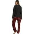 thumbnail image 3 of LANBAOSI Woman Winter Fleece Pajamas Set 2 Piece Warm PJ Set Size L, 3 of 7