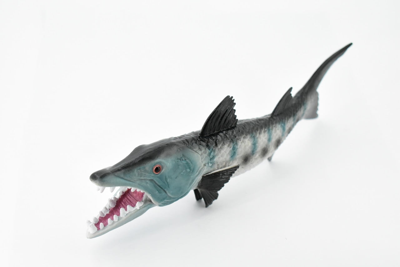 Simulation Action Figure Toys Ocean Animal Salmon Barracuda Figurine Sea  Animals Model Kids Learn Educational Collection