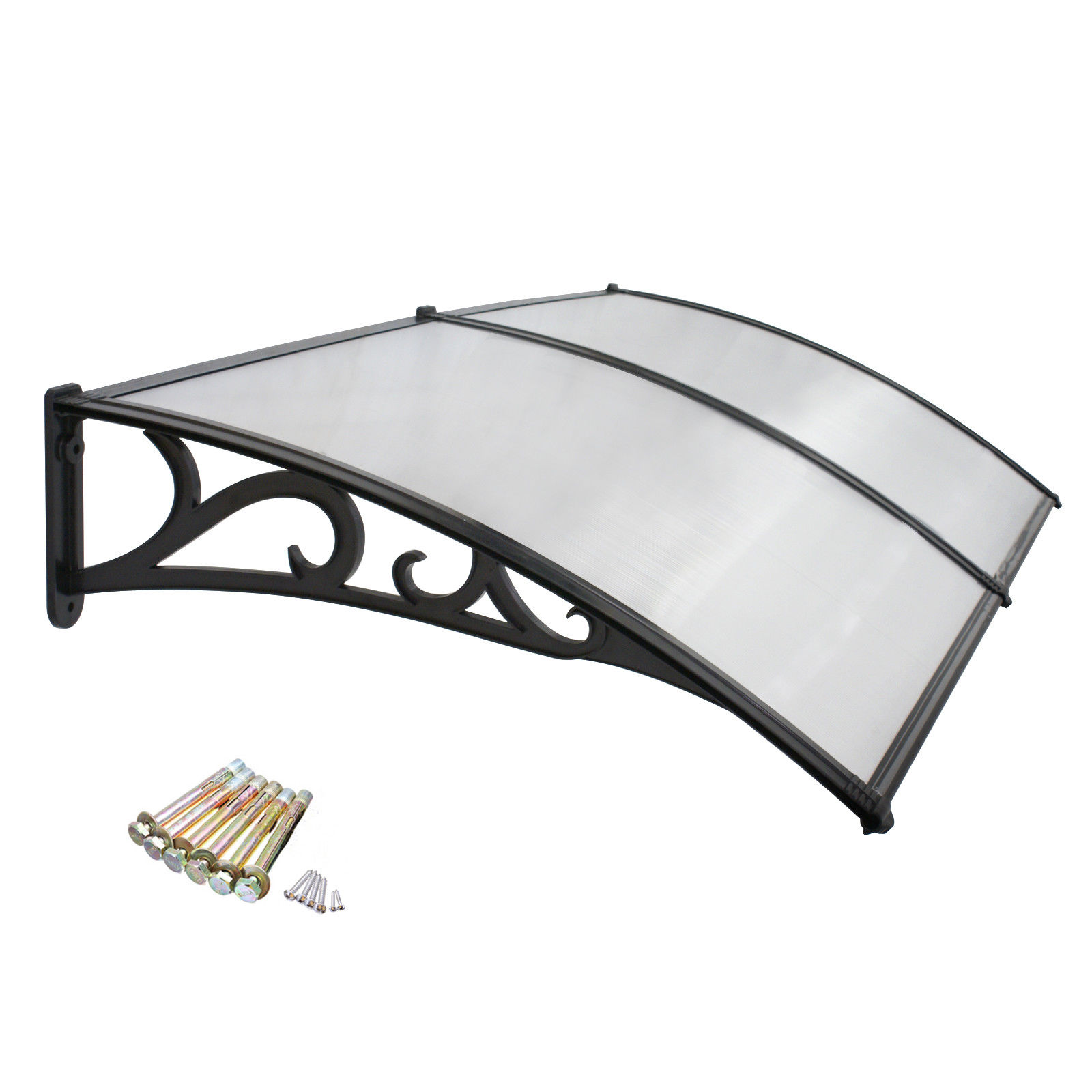 Zeny 40*80" Overhead Door Window Outdoor Awning Door Canopy Patio Cover