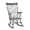 Grey, variant on Gift Mark Adult Rocking Chair, Grey