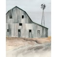 thumbnail image 2 of Parker, Jennifer Paxton 26x32 White Modern Wood Framed Museum Art Print Titled - Winter Barn I, 2 of 4