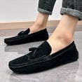 thumbnail image 6 of Mens Boat Leather Dress Shoes Driving Loafers Classic Slip on Walking Casual, 6 of 7