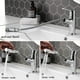 thumbnail image 4 of Robinet Lavabo Salle de Bain Avec Douchette Extractible 2 Jets d'Eau Mitigeur Evier Cuisine en Laiton Durable Robinetterie Vasque à Poser Chromé, 4 of 8