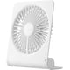 thumbnail image 1 of Ventilador de escritorio pequeño, ventilador de mesa portátil, batería recargable por USB de 4500 mAh, plegable a 160°, viento fuerte, ultra silencioso, 4 velocidades para la oficina, el hogar, campin, 1 of 5