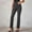 Black, variant on BUIGTTKLOP Women Flare Denim Pants Bootuct Wide Leg Jean Stretch High Waisted Denim Trousers with Pockets