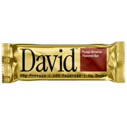 David High Protein Bars, Fudge Brownie - 28g Protein - 12ct