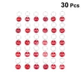 thumbnail image 2 of Dalidasy 30 Key Ring Label, Metal, Storage Label, Aluminum Plate, Plate, Used To Wear Pendant ( Red, 1- 30 ), 2 of 10