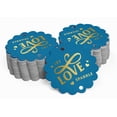 thumbnail image 2 of Inkdotpot Gold Foil Paper Hang Tags Let Love Sparkle Wedding Favor Tags 100 Pieces, 2 of 6
