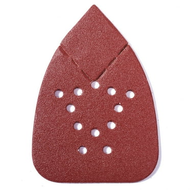 50PCS Mouse Sanding Pads Hook Loop Sandpaper 120 Grit for  Detail Sander