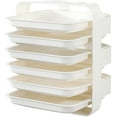 thumbnail image 1 of Kitchen Shelf 6-Layer Wall-Mounted Kitchen Drain Racks Multi-Layer Superimposed Vegetable Trays for Fruit, Vegetable and Nut Storage,White, 1 of 8