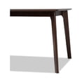 thumbnail image 5 of Baxton Studio Seneca Modern and Contemporary Dark Brown Finished Wood Dining Table, 5 of 7