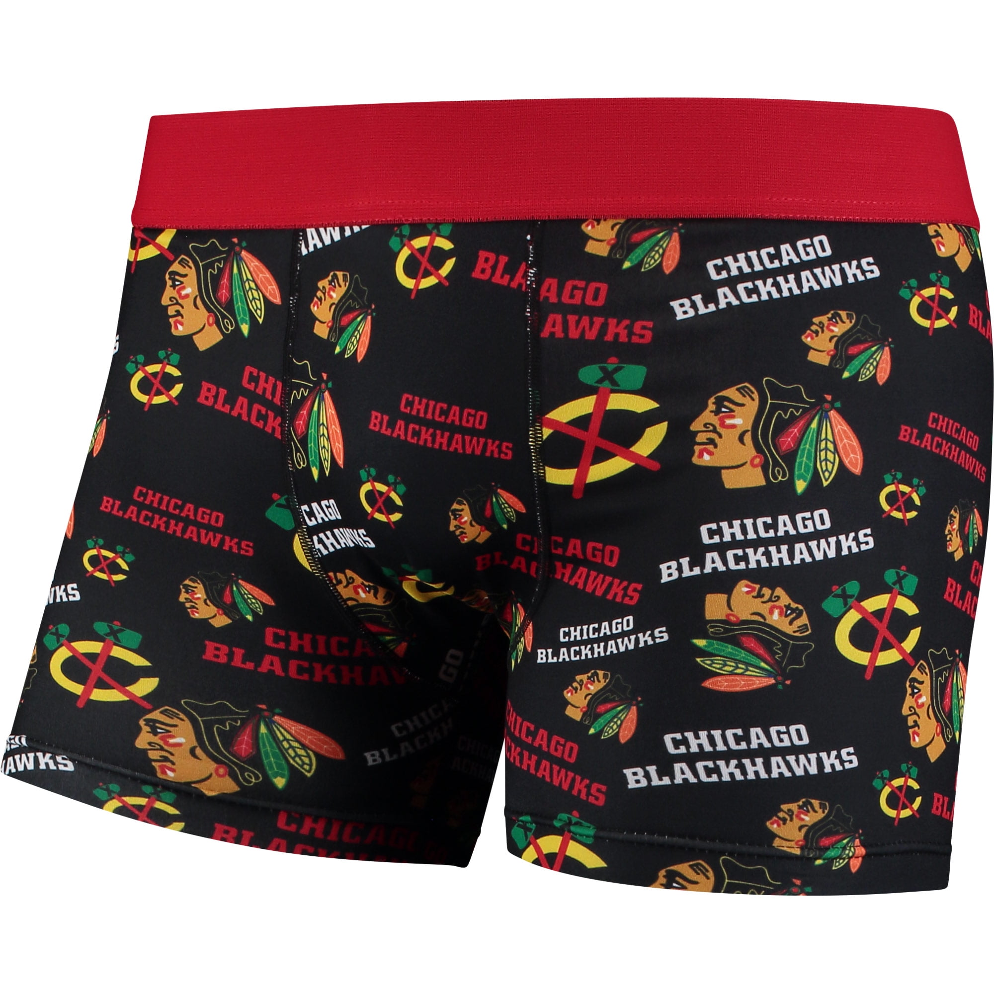 Chicago Blackhawks Repeat Logo Compression Underwear Black by TEAM BEANS INC/FOREVER COLLECTIBLES