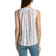 thumbnail image 2 of Bella Dahl womens  Shirred Shoulder Blouse, l, Blue, 2 of 3