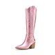 thumbnail image 1 of DREAM PAIRS Botas Vaqueras para Mujer Hasta Las Rodilla, Cowboy Boots Mujer Con Tacón, 1 of 5