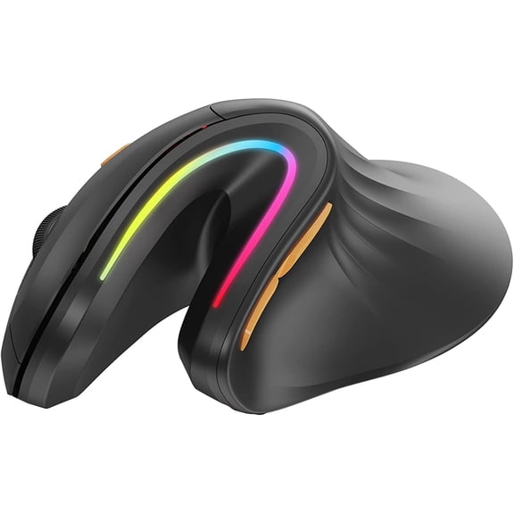 Ergono Mouse , ProtoArc EM11 Bluetooth Vertical Ergo Mouse, Rechargeable, 2.4G RGB Optical Vertical e