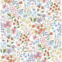 Fine Decor Zena Multicolor Berries and Blooms Wallpaper