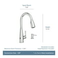 thumbnail image 6 of Haelyn Touchless Single-Handle Pull-Down Sprayer Kitchen Faucet with MotionSense Wave in Spot Resist Stainless, 6 of 11