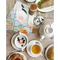 thumbnail image 4 of Easter Kitchen Dish Towels for Drying Dishes Set of 4, Spring Watercolor Bunny Eggs Wood Grain Teal Blue Waffle Weave Microfiber Hand Tea Bathroom Towels Quick Dry & Absorbent Towel 15.7x23.6, 4 of 7