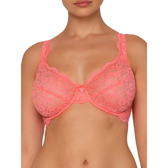 Smart & Sexy Women's Signature Lace Unlined Underwire Bra, Style-85045