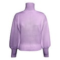 thumbnail image 4 of ylioge Sweaters for Women, Womens Turtleneck Cropped Sweater Casual Slim Fit Long Sleeve Crewneck Mock Neck Pullover Solid Color Knitting Sweater Fall, 4 of 4