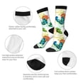 thumbnail image 3 of Bingfone Compression Socks for Women and Men Long Socks for Running Athletic Cycling Nurse- Floral Vintage, 3 of 6