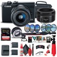 thumbnail image 1 of Canon EOS M100 Mirrorless Digital Camera with 15-45mm Lens (2209C011) + More, 1 of 8
