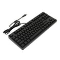 thumbnail image 4 of Teclado mecánico 87 teclas Interruptor de acción lineal Luz blanca monocromática Múltiples modos de iluminación Teclado para juegos Negro, 4 of 8