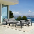 thumbnail image 2 of Koda Aluminum Outdoor Coffee Table in Black, 2 of 9