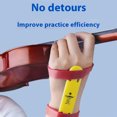 thumbnail image 2 of 4/4-1/2 Violin Hand Corrector Ayuda la muñeca Accesorios enseñanza () Amarillo, 2 of 9