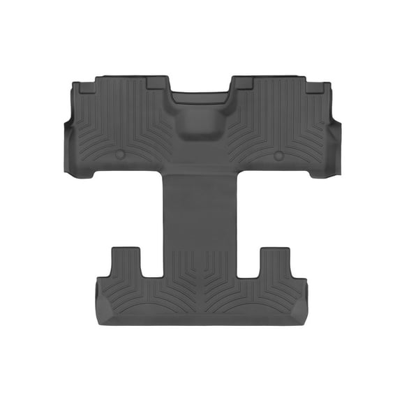 WeatherTech Custom Fit FloorLiners compatible with 2021-2024 Ford Expedition - One piece - 2nd and 3rd row coverage, Black