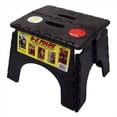 thumbnail image 1 of B&R PLASTICS 1016BK High Folding Step Stool, Black, 1 of 1