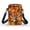 Autumn Deer, variant on CHAQLIN Adjustable Shoulder Strap Mini Purse for Shop Outdoor, Polyester Adjustable Strap Cell Phone Purse, Rooster Floral Pattern