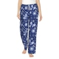 thumbnail image 2 of Lsque Beautiful Snowflake Butterfly Print Women's Pajama Pants, Lounge Pant - Comfortable Home Wear,Elastic Waistband, Stylish Design-XX-Large, 2 of 9