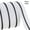 White (1001), variant on Riri Zipper, Continuous Chain, Combi, Black Teeth (EB)