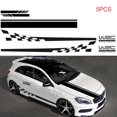 thumbnail image 2 of 5Pcs Car Side Door Body Hood Rearview Mirror Decal Stripes Sticker Racing Decals, 2 of 7