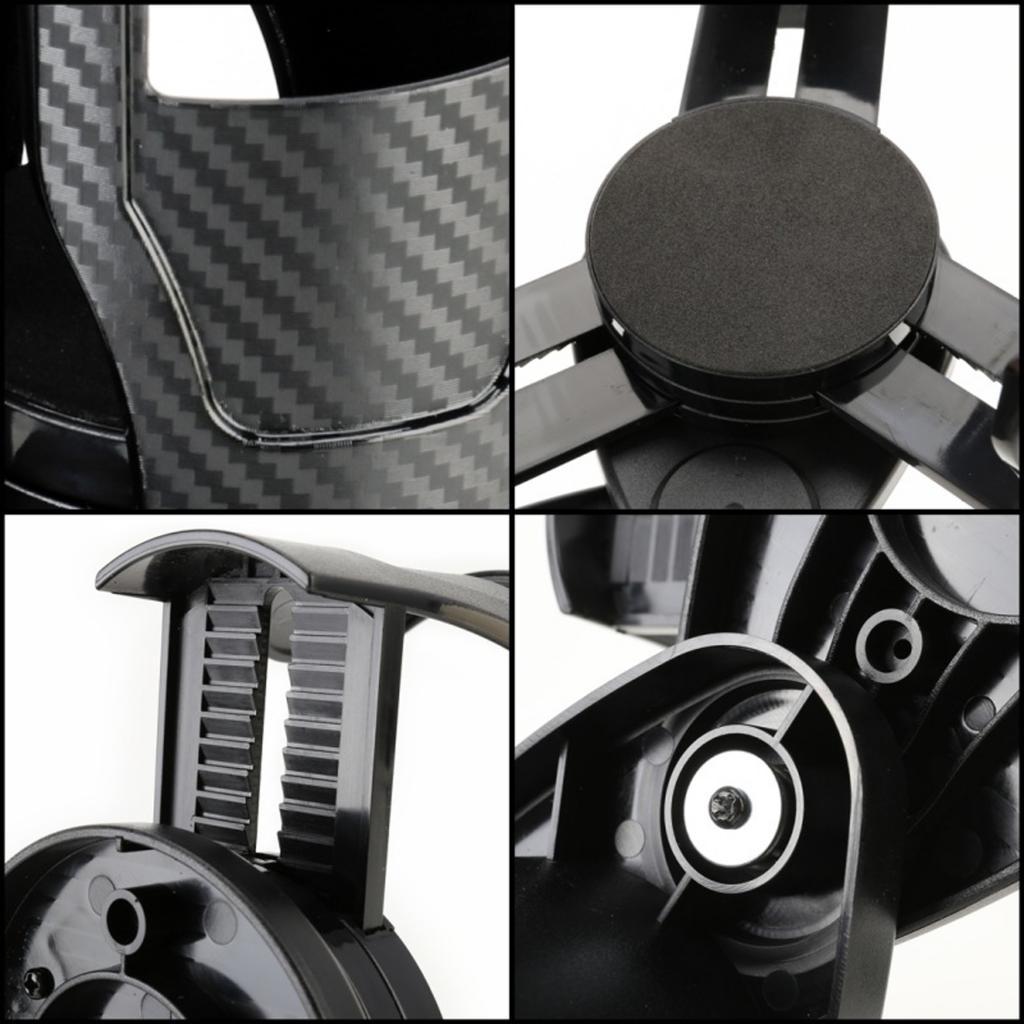 Lot De 2 Porte-gobelets Universels Pour Voiture - Multifonctions, Fixation Sur Aération, Noir