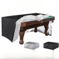 thumbnail image 1 of 7/8/9ft Pool Table Cover Furniture Rain Cover UV Silver Pool Table Cover, Pool Table Waterproof Cover Snooker Pool Table, 1 of 5