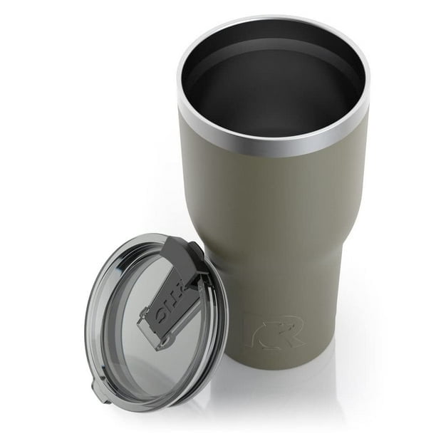 RTIC 20 oz Coffee Travel Mug with Lid and Handle, Stainless Steel  Vacuum-Insulated Mugs, Leak, Spill Proof, Hot Beverage and Cold, Portable Thermal  Tumbler Cup for Car, Camping, RTIC Ice 