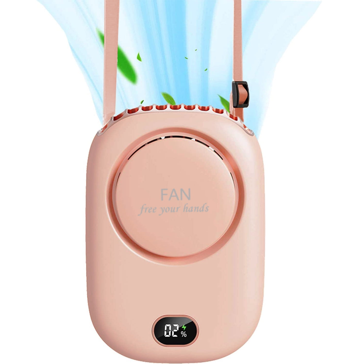 Personal Neck Fan, Adjustable Portable Neck Fan Rechargeable, Around